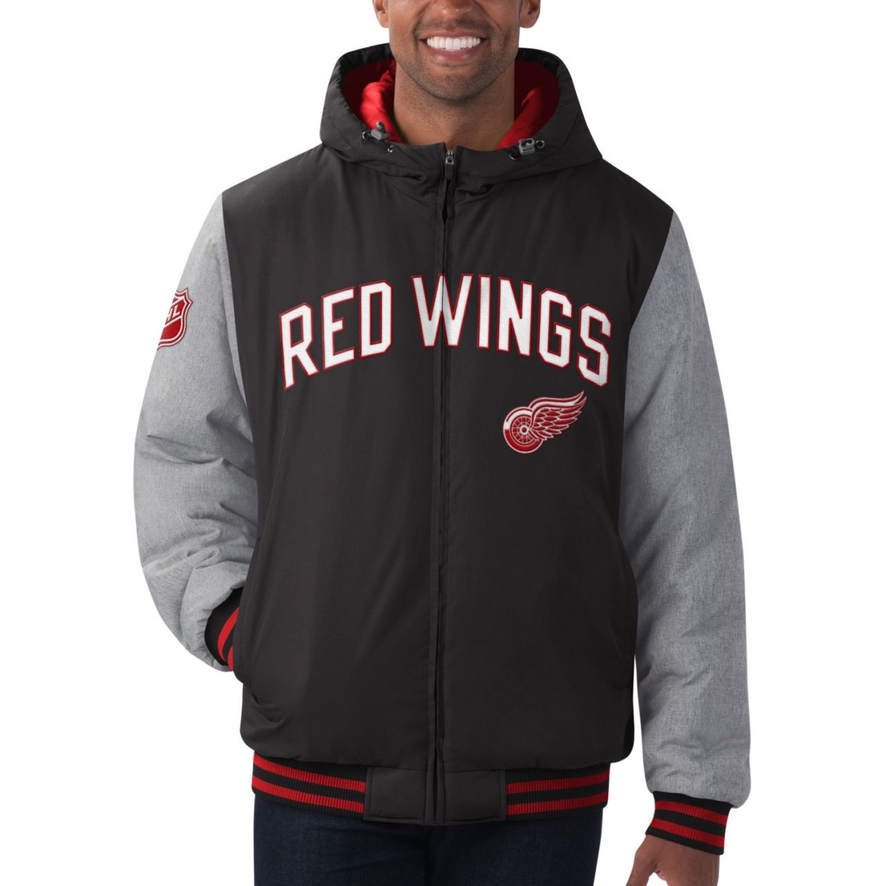 G-III Detroit Red Wings NHL Coldfront Winter Jacke von G-III