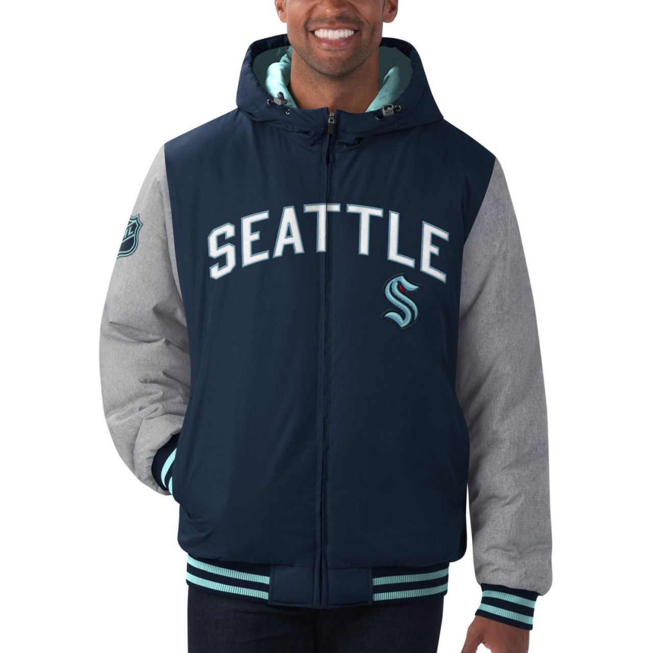 G-III Seattle Kraken NHL Coldfront Winter Jacke von G-III