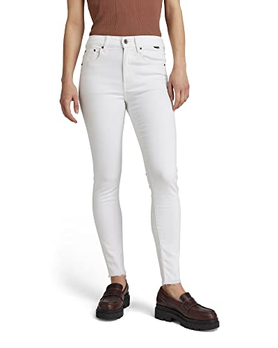 G-STAR RAW Damen 3301 Skinny Ankle Jeans, Weiß (white D21291-C267-110), 27W / 28L von G-STAR RAW