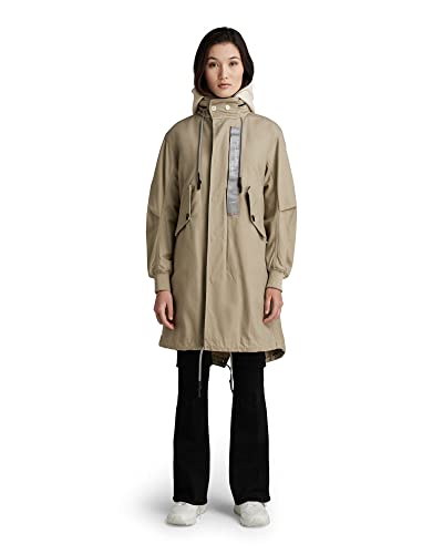 G-STAR RAW Damen Fishtail Parka, Beige (tree house D21020-C960-C941), M von G-STAR RAW