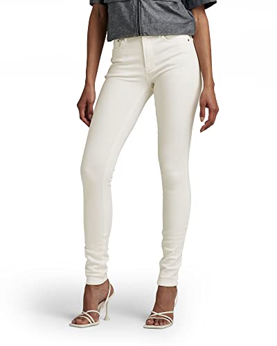 G-STAR RAW Damen 3301 High Skinny Jeans, Weiß (white gd D05175-C258-G006), 25W / 30L von G-STAR RAW