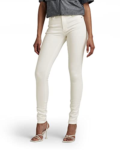 G-STAR RAW Damen 3301 High Skinny Jeans, Weiß (white gd D05175-C258-G006), 25W / 32L von G-STAR RAW