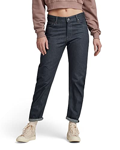 G-STAR RAW Damen Arc 3D Boyfriend Jeans, Blau (raw denim D19821-D243-001), 27W / 30L von G-STAR RAW