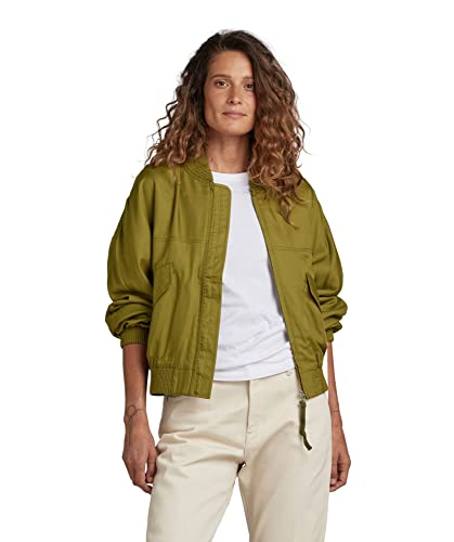 G-STAR RAW Damen Everyday Bomber Overshirt, Grün (avocado D23018-D297-D612), XS von G-STAR RAW