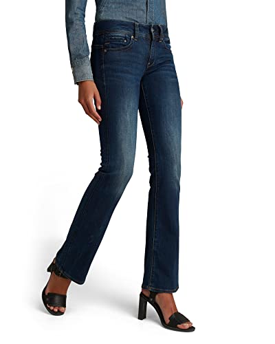 G-STAR RAW Damen Midge Bootcut Jeans, Blau (dk aged D01896-6553-89), 29W / 36L von G-STAR RAW