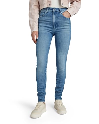 G-STAR RAW Damen Kafey Ultra High Skinny Jeans, Blau (faded north sea D15578-D441-G320), 31W / 34L von G-STAR RAW