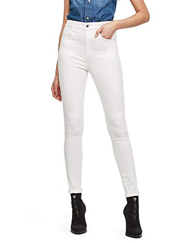 G-STAR RAW Damen Kafey Ultra High Skinny Jeans, Weiß (white D15578-C267-110), 24W / 32L von G-STAR RAW