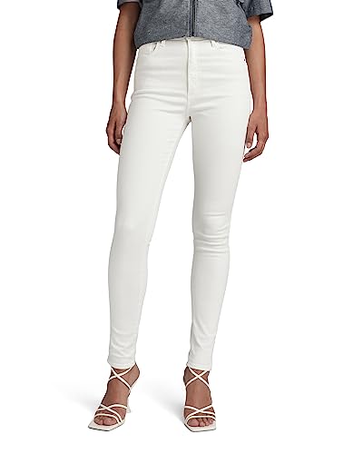 G-STAR RAW Damen Kafey Ultra High Skinny Jeans, Weiß (white gd D15578-C258-G006), 27W / 32L von G-STAR RAW