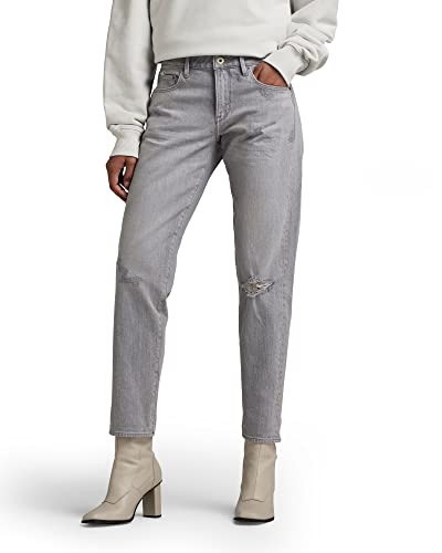 G-STAR RAW Damen Kate Boyfriend Jeans, Grau (sun faded ripped skyrocket D15264-D324-D901), 30W / 30L von G-STAR RAW