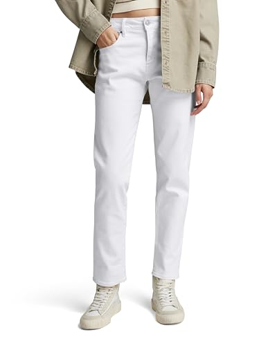 G-STAR RAW Damen Kate Boyfriend Jeans, Weiß (paper white gd D15264-C301-G547), 32W / 32L von G-STAR RAW