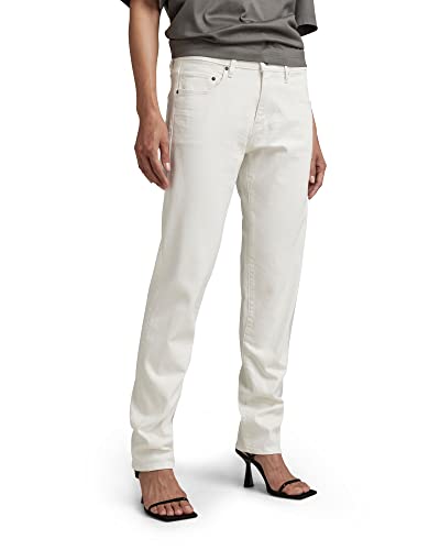 G-STAR RAW Damen Kate Boyfriend Jeans, Weiß (white gd D15264-C301-G006), 32W / 34L von G-STAR RAW