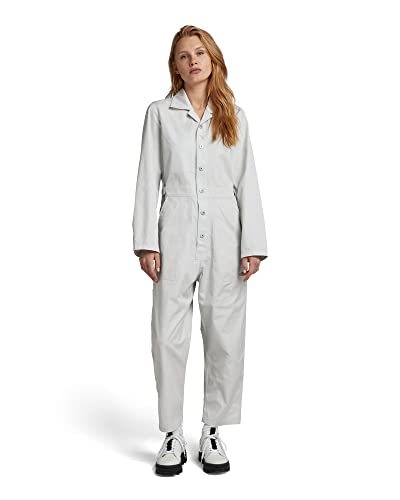 G-STAR RAW Damen Relaxed Jumpsuit, Grau (oyster mushroom D23038-D384-D607), S von G-STAR RAW