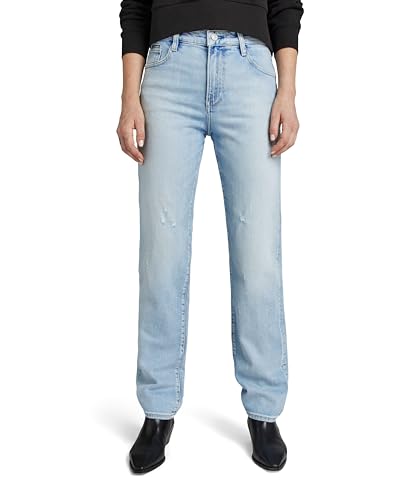 G-STAR RAW Damen Viktoria High Straight Jeans, Blau (sun faded mirage blue D23959-D503-G316), 26W / 30L von G-STAR RAW