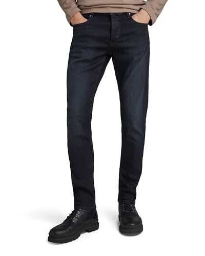 G-STAR RAW Herren 3301 Slim Jeans, Blau (dk aged 51001-5245-89), 26W / 32L von G-STAR RAW