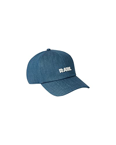 G-STAR RAW Herren Avernus RAW Artwork Baseball Cap, Blau (raw denim D22308-D318-001), PC von G-STAR RAW