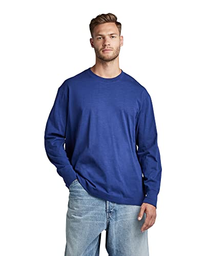 G-STAR RAW Herren Back Graphic Boxy T-Shirt, Blau (ballpen blue D22822-B255-1822), L von G-STAR RAW