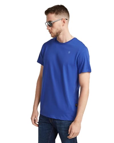 G-STAR RAW Herren Base-S T-Shirt, Blau (radar blue D16411-336-1474), L von G-STAR RAW