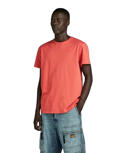 G-STAR RAW Herren Base-S T-Shirt, Rosa (finch D16411-336-5789), L von G-STAR RAW