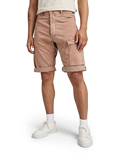 G-STAR RAW Herren Bearing Cargo Shorts, Rosa (sun faded tuscany gd D21475-D234-D162), 30 von G-STAR RAW