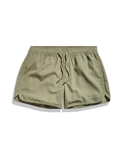 G-STAR RAW Herren Carnic Solid Badeshorts, Grün (shamrock D24473-A505-2199), XL von G-STAR RAW