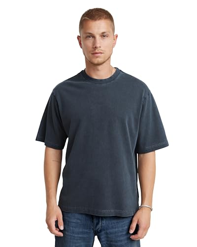 G-STAR RAW Herren Center Chest Boxy T-Shirt, Blau (petrol gd D24780-C756-G476), L von G-STAR RAW