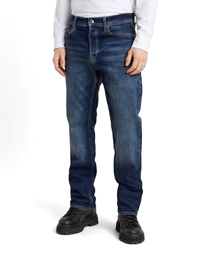 G-STAR RAW Herren Dakota Regular Straight Jeans, Blau (worn in dusk blue D23691-C052-B843), 28W / 32L von G-STAR RAW