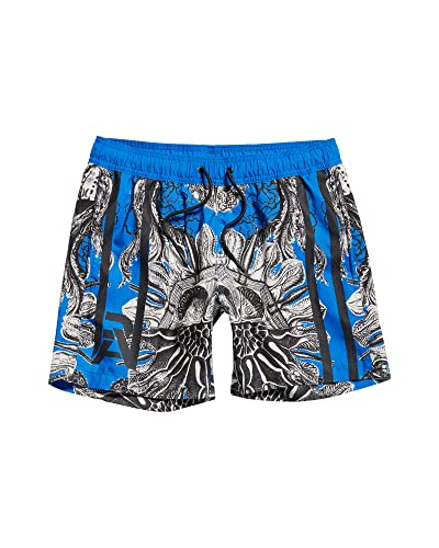 G-STAR RAW Herren Dirik Jellyfish Allover Badeshorts, Mehrfarben (lapis blue jellyfish mirror D22965-C331-D962), XL von G-STAR RAW