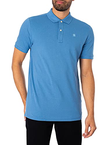 G-STAR RAW Herren Dunda Slim Polo, Blau (deep wave D11595-5864-8803), XXL von G-STAR RAW