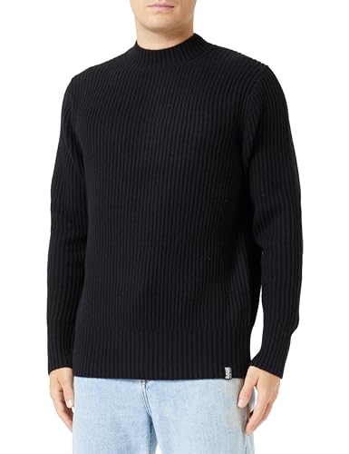 G-STAR RAW Herren Essential Knitted Pullover, Schwarz (dk black D23731-D447-6484), L von G-STAR RAW