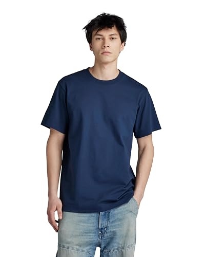 G-STAR RAW Herren Essential Loose T-Shirt, Blau (sartho blue D23471-C784-6067), XL von G-STAR RAW