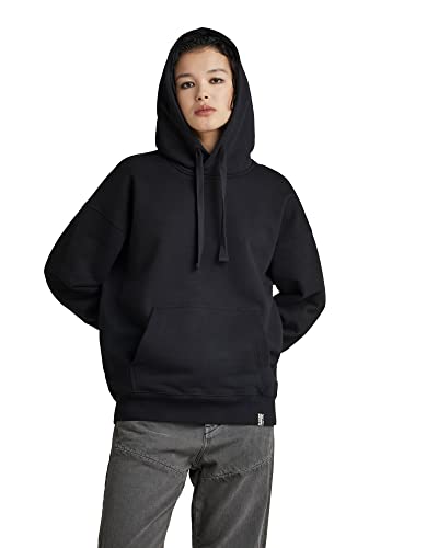 G-STAR RAW Herren Essential Unisex Loose Hoodie, Schwarz (dk black D22994-D395-6484), L von G-STAR RAW