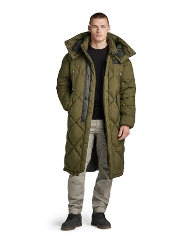 G-STAR RAW Herren G- Whistler XL long blanket, Grün (dark olive D23633-D199-C744), XL von G-STAR RAW