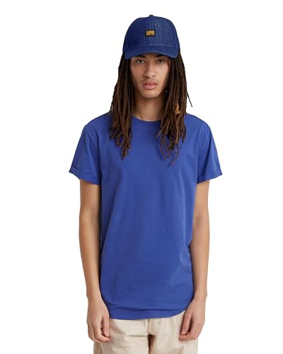 G-STAR RAW Herren Lash R T-Shirt, Blau (radar blue D16396-B353-1474), L von G-STAR RAW