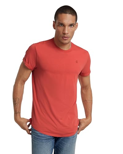 G-STAR RAW Herren Lash R T-Shirt, Rosa (finch D16396-B353-5789), L von G-STAR RAW