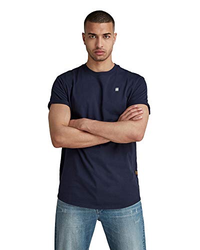 G-STAR RAW Herren Lash T-Shirt, Blau (sartho blue D16396-B353-6067), XS von G-STAR RAW