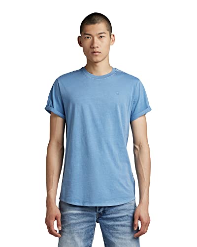 G-STAR RAW Herren Overdyed Lash T-Shirt T-Shirts, Blau (deep wave gd D16396-2653-D853), XS von G-STAR RAW