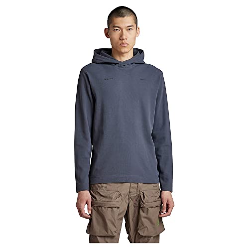 G-STAR RAW Herren Lightweight Hoodie Logo Tape Center Back, Blau (fantem blue D22394-D250-863), XXL von G-STAR RAW