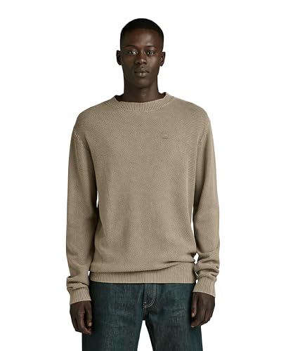 G-STAR RAW Herren Moss Knitted Pullover, Grün (shamrock gd D24461-D630-B681), M von G-STAR RAW