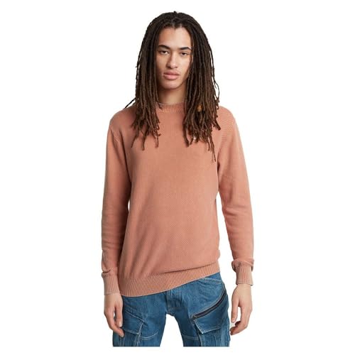 G-STAR RAW Herren Moss Knitted Pullover, Rosa (tuscany gd D24461-D630-C984), M von G-STAR RAW