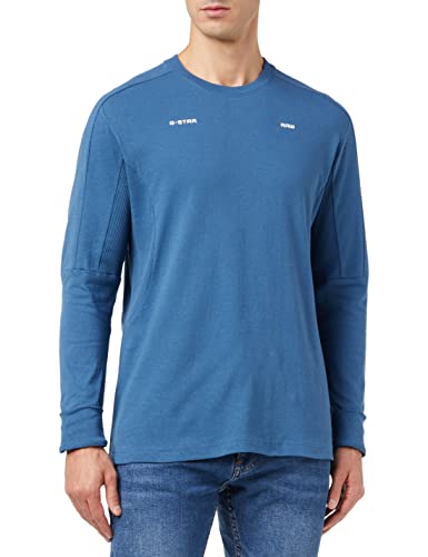 G-STAR RAW Herren Moto T-Shirt, Blau (retro blue D22143-C336-937), M von G-STAR RAW