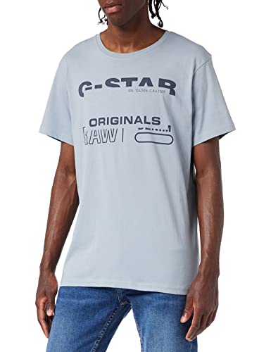 G-STAR RAW Herren Originals T-Shirt, Blau (faze blue D21664-C506-6481), XS von G-STAR RAW