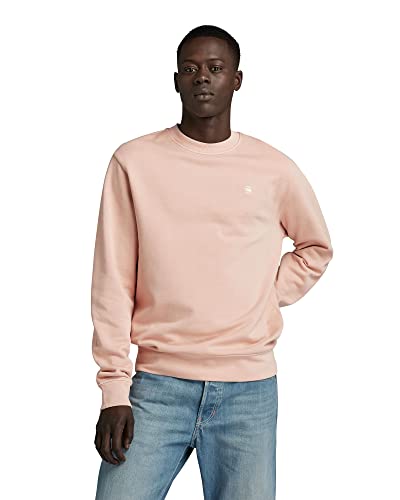 G-STAR RAW Herren Overdyed Regular Sweatshirt, Rosa (renaissance light dusty rose gd D23941-D249-D918), XS von G-STAR RAW