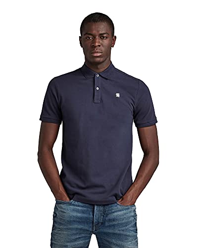 G-STAR RAW Herren Dunda Slim Polo, Blau (sartho blue D11595-5864-6067), M von G-STAR RAW