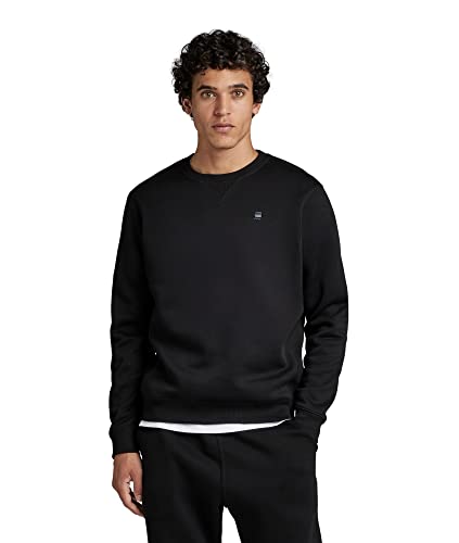 G-STAR RAW Herren Premium Core Sweatshirt, Schwarz (dk black D16917-C235-6484), M von G-STAR RAW