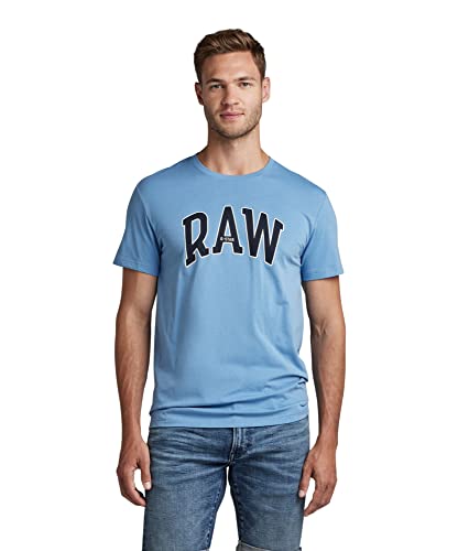 G-STAR RAW Herren RAW University T-Shirt, Blau (deep wave D22831-336-8803), XXL von G-STAR RAW