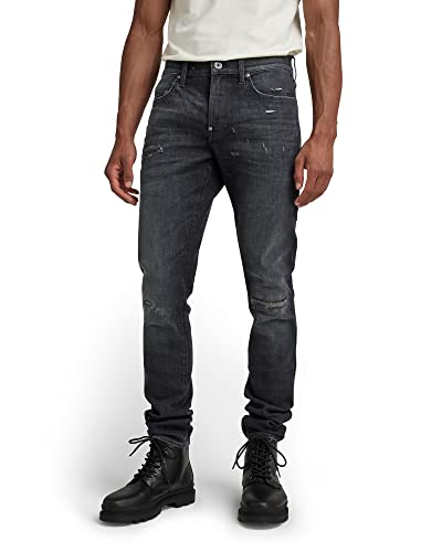 G-STAR RAW Herren Revend FWD Skinny Jeans, Schwarz (vintage basalt restored D20071-A634-D323), 32W / 32L von G-STAR RAW