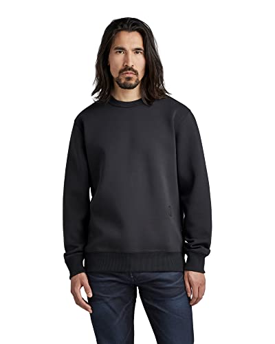 G-STAR RAW Herren Scuba Sweatshirt, Schwarz (caviar D22328-D175-D301), XS von G-STAR RAW