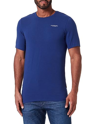 G-STAR RAW Herren Slim Base T-Shirt, Blau (ballpen blue D19070-C723-1822), S von G-STAR RAW