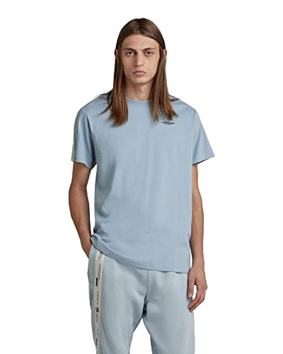 G-STAR RAW Herren Tape Loose T-Shirt, Blau (ash blue D21550-C336-5304), XL von G-STAR RAW