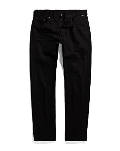 G-STAR RAW Herren Triple A Regular Straight Jeans, Schwarz (pitch black D19161-D291-A810), 31W / 30L von G-STAR RAW